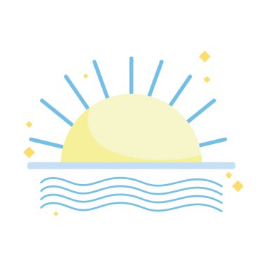 güneş deniz dalgaları