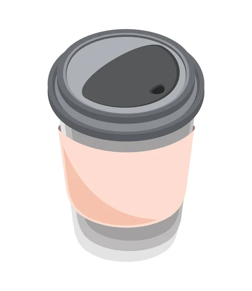 Taza de café para llevar — Vector de stock