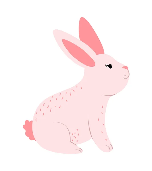 Roztomilý kreslený králík — Stockový vektor