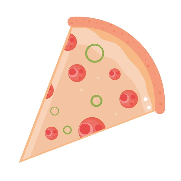 Pizza gyorsétterem — Stock Vector