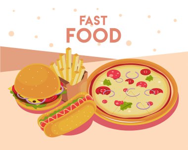 Fast food poster
