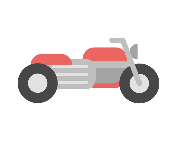 Motosiklet araç simgesini — Stok Vektör