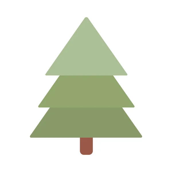Ícone de árvore de pinho — Vetor de Stock