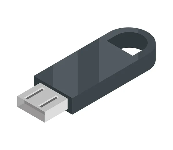 Tecnologia flash drive — Vetor de Stock