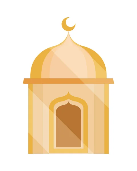 Moschee arabischer Tempel — Stockvektor