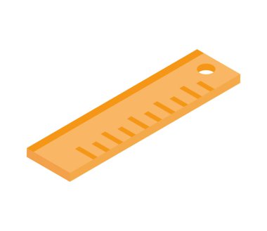 cetvel simgesi izometrik