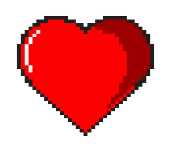 Icona amore del cuore — Vettoriale Stock