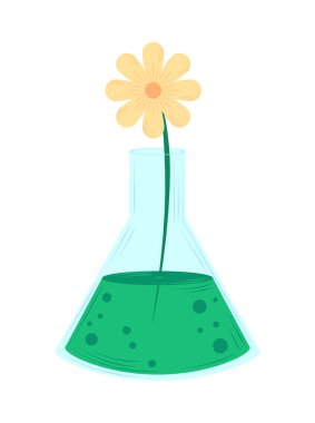 Test tüpünde çiçek