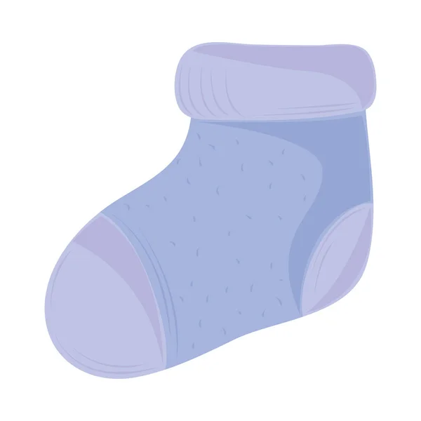 Icono de calcetín de bebé — Archivo Imágenes Vectoriales