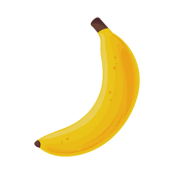 Icône de fruits de banane — Image vectorielle