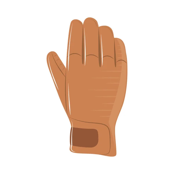 Ikona kožené rukavice — Stockový vektor