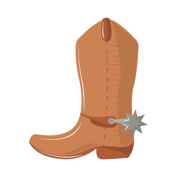 Cowboy boot icon — Stock Vector