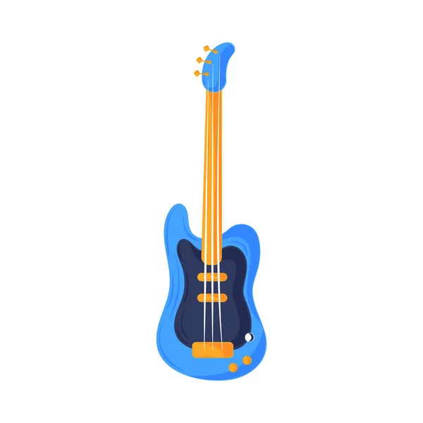 Elektromos gitár hangszer — Stock Vector