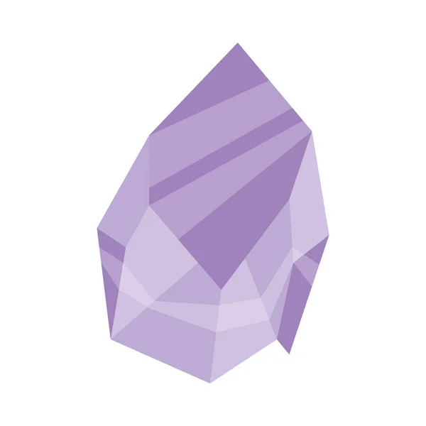 Cristal curativo púrpura — Archivo Imágenes Vectoriales
