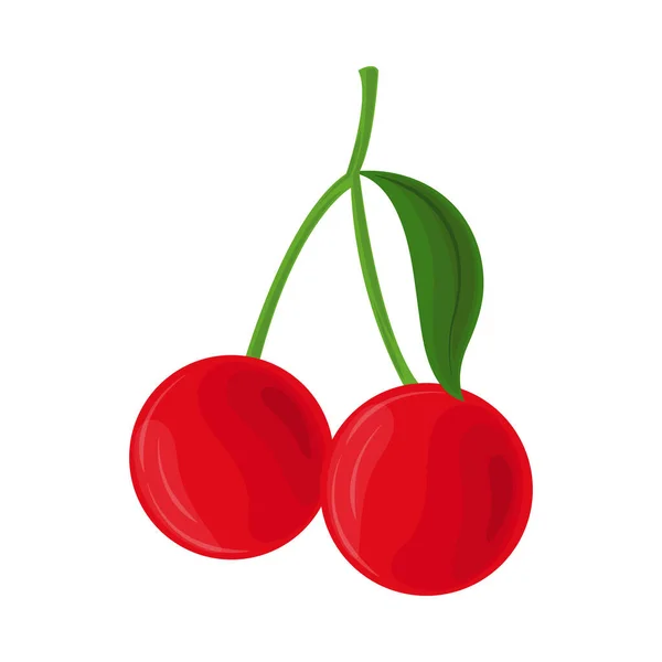 Icona di ciliegia — Vettoriale Stock