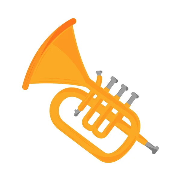 Trompeta instrumento de música — Archivo Imágenes Vectoriales
