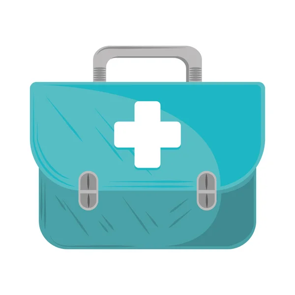 Tıbbi ilk yardım çantası — Stok Vektör