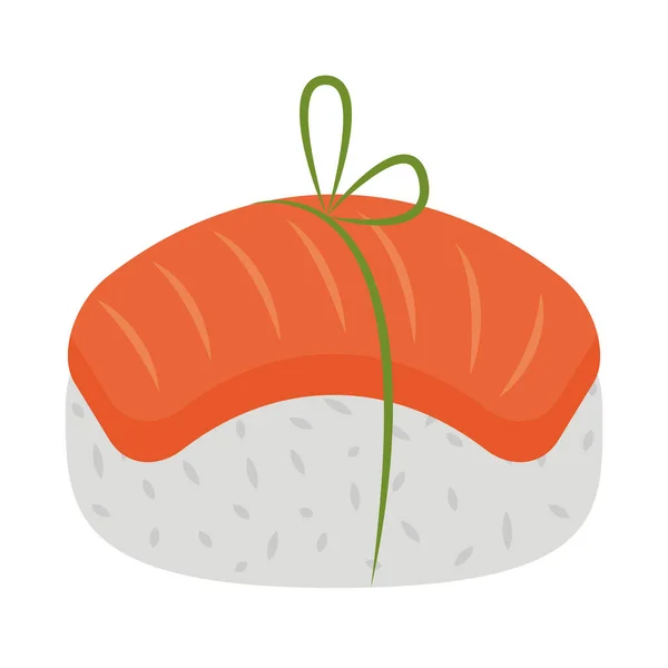 Sushi com salmão — Vetor de Stock