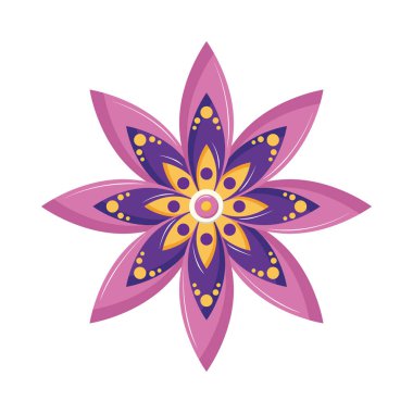 çiçek mandala dekorasyonu