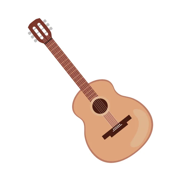 Instrumento de música guitarra —  Vetores de Stock