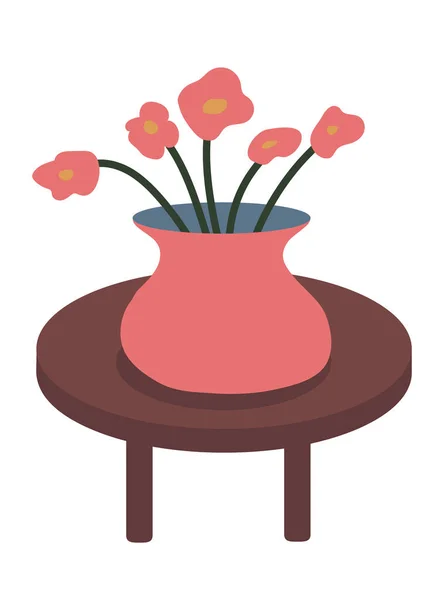 Flores em vaso — Vetor de Stock
