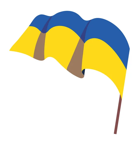 Drapeau de l'Ukraine — Image vectorielle