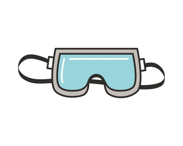 Snorkel goggles icon — Stock Vector