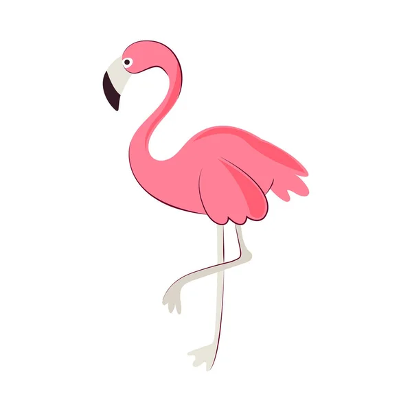 Ícone de pássaro Flamingo —  Vetores de Stock