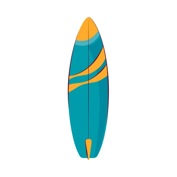 Surfboard cartoon icon — Stock Vector