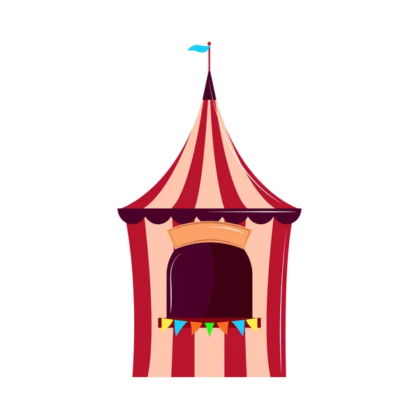 Ikona karnevalové kabiny — Stockový vektor