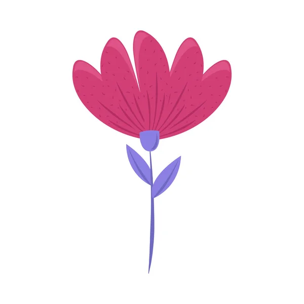 Ikone rosa Blume — Stockvektor