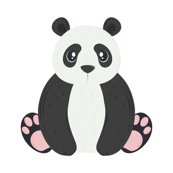 Panda bear ikona — Stockový vektor