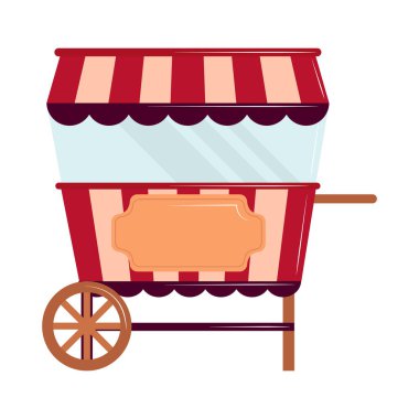 Karnaval yemek standı.