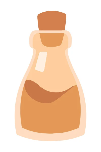 Flasche mit Kräuterlotion — Stockvektor