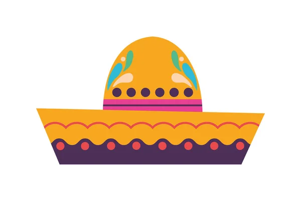 Mexican traditional hat — Stock Vector