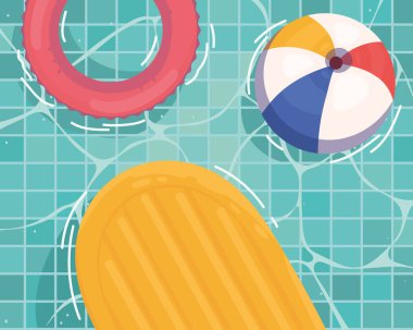 Yaz havuzu ve yüzer