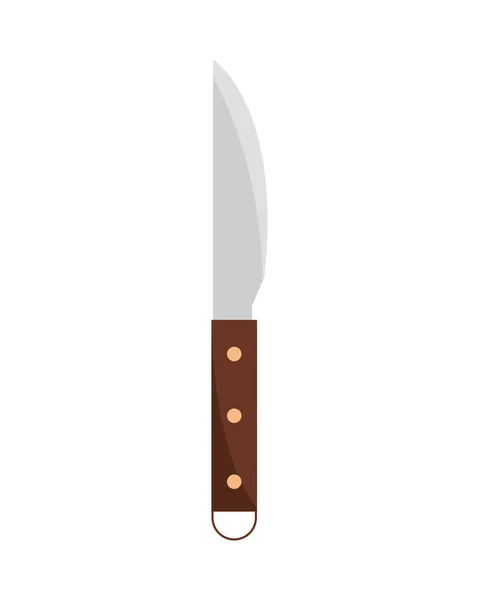 Cuchillo utensilio icono — Vector de stock