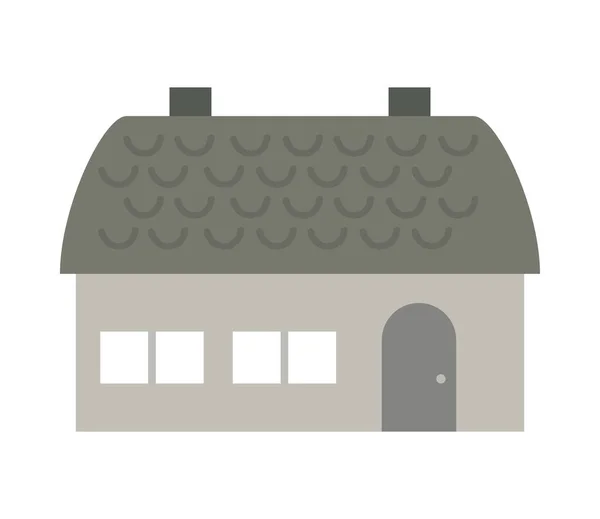 Casa icona isolata — Vettoriale Stock