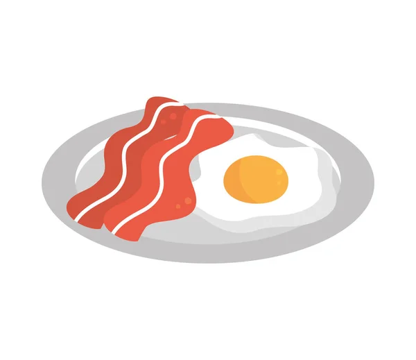 Œufs et bacon — Image vectorielle