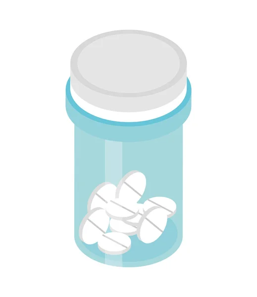 Ιατρικά χάπια μπουκάλι — Διανυσματικό Αρχείο