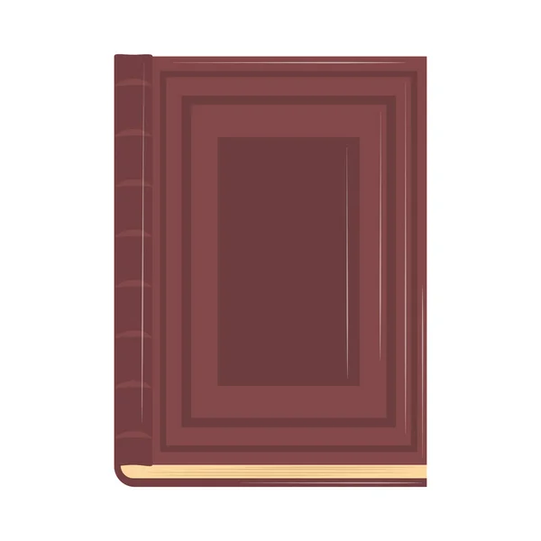 Libro de texto aprender icono — Vector de stock