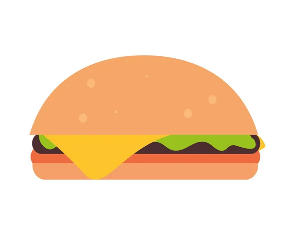 Fast Food Burger — Stockvektor