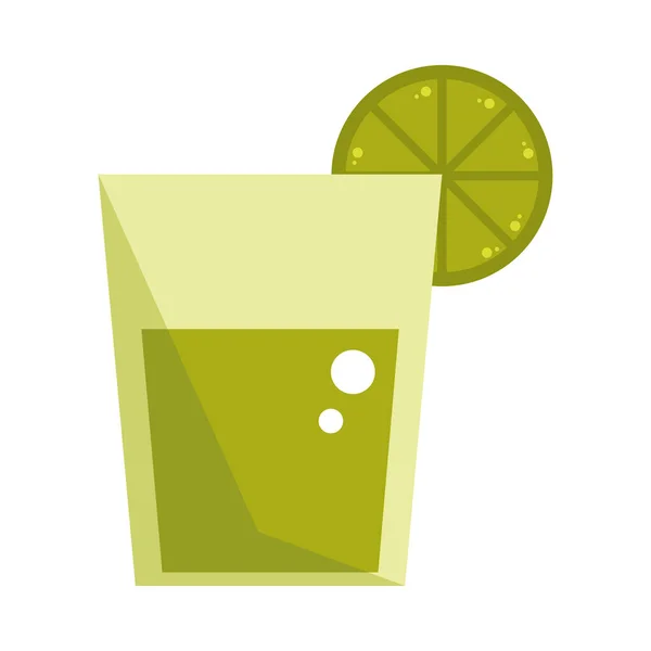 Lemonade beverage icon — стоковый вектор