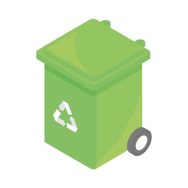 Plastik çöp kutusunu geri dönüştür