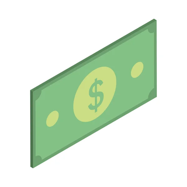 Pénzt készpénzben ikon — Stock Vector