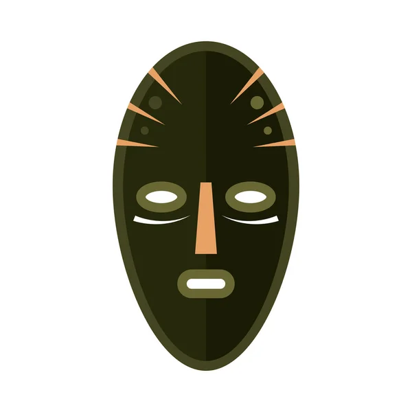 Rustic african mask — Stockový vektor