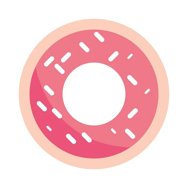 Dulce donut icono — Archivo Imágenes Vectoriales