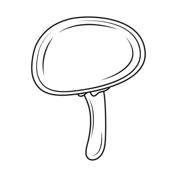 Mushroom skiss ikon — Stock vektor