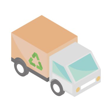 recycle transport truck