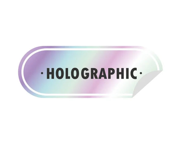 Holographic color gradient — ストックベクタ